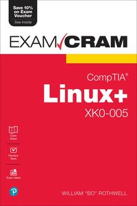 bokomslag CompTIA Linux+ XK0-005 Exam Cram