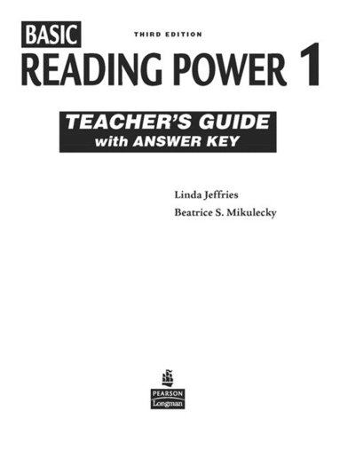 bokomslag Reading Power 1, Teacher's Guide with Answer Key