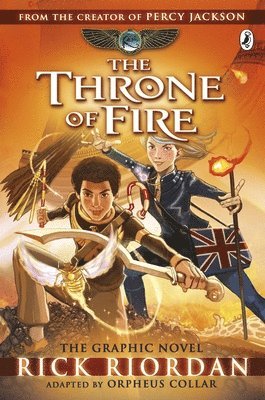bokomslag The Throne of Fire: The Graphic Novel (The Kane Chronicles Book 2)
