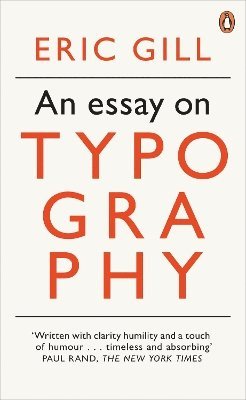 Eric Gill - Essay on Typography, Häftad
