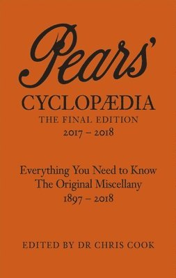bokomslag Pears' Cyclopaedia 2017-2018