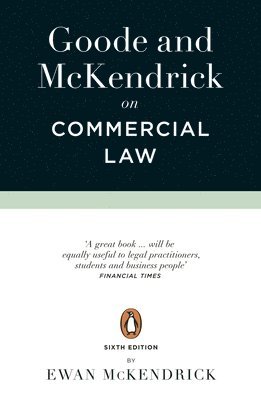 Goode and McKendrick on Commercial Law 1