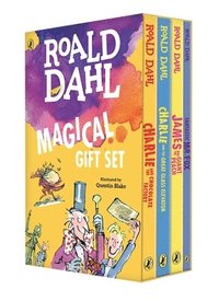 bokomslag Roald Dahl Magical Gift Boxed Set (4 Books): Charlie and the Chocolate Factory, James and the Giant Peach, Fantastic Mr. Fox, Charlie and the Great Gl