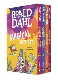 bokomslag Roald Dahl Magical Gift Boxed Set (4 Books): Charlie and the Chocolate Factory, James and the Giant Peach, Fantastic Mr. Fox, Charlie and the Great Gl