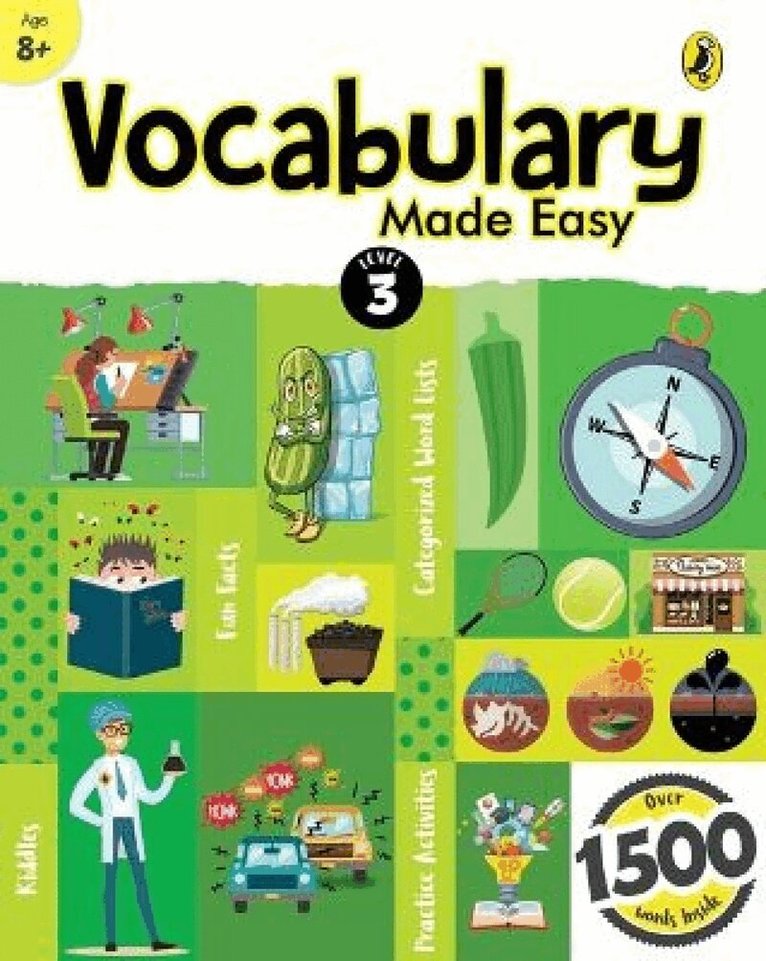 Sonia Mehta - Vocabulary Made Easy Level 3: fun, interactive English vocab builder, activity & practice book with pictures for kids 8+, collection of 1500+ everyday words| fun facts, riddles for children, grade 3, Häftad