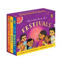 bokomslag My Little Book of Festivals (Boxset): Illustrated Board Books on the Indian Festivals of Diwali, Holi and Navratri Hindu Mythology for Kids Age 3+