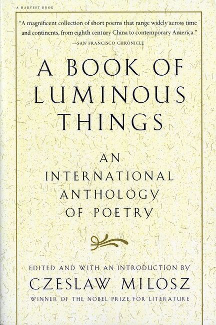 Czeslaw Milosz - Book Of Luminous Things, Häftad