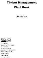 Timber Management Field Book 1