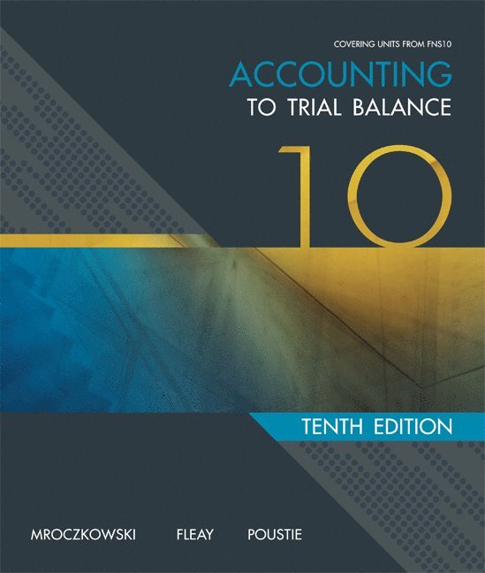 RTO Accounting: To Trial Balance 1