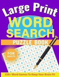 bokomslag Large Print Word Search for Adults