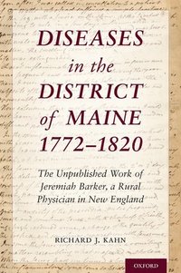 bokomslag Diseases in the District of Maine 1772 - 1820