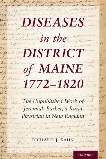 Diseases in the District of Maine 1772 - 1820 1