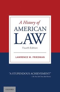 bokomslag A History of American Law