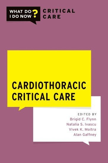 Cardiothoracic Critical Care 1