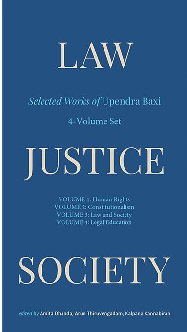 Upendra Baxi, Amita Dhanda, Arun Thiruvengadam, Kalpana Kannabiran - Law, Justice, Society, Inbunden