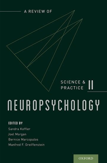 Sandra Koffler, Sandra Koffler, Joel Morgan, Bernice Marcopulos, Manfred F. Greiffenstein - Neuropsychology, Häftad