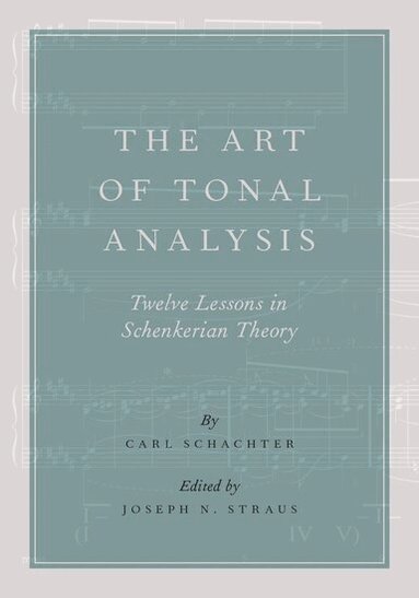 Carl Schachter, Joseph N. Straus - The Art of Tonal Analysis, Inbunden