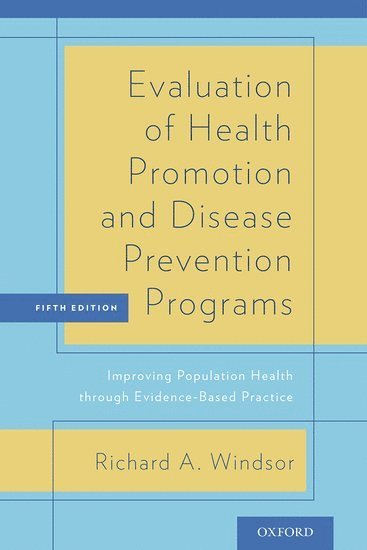 bokomslag Evaluation of Health Promotion and Disease Prevention Programs