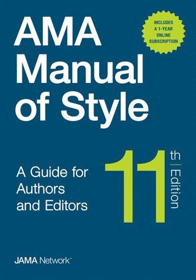 bokomslag AMA Manual of Style