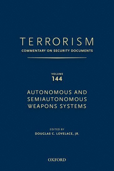 bokomslag TERRORISM: COMMENTARY ON SECURITY DOCUMENTS VOLUME 144