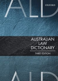 bokomslag Australian Law Dictionary