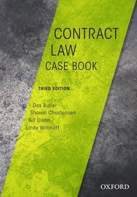bokomslag Contract Law Casebook