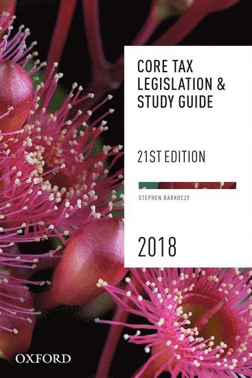 Stephen Barkoczy - Core Tax Legislation and Study Guide, Häftad