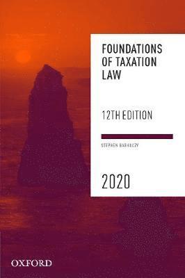 Stephen Barkoczy - Foundations of Taxation Law 2020, Häftad
