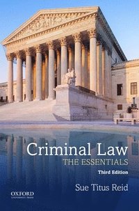 bokomslag Criminal Law: The Essentials