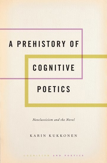 bokomslag A Prehistory of Cognitive Poetics