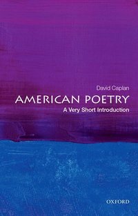 bokomslag American Poetry: A Very Short Introduction