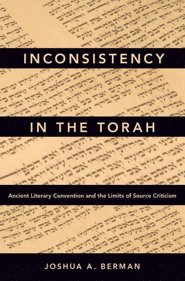 Inconsistency in the Torah 1
