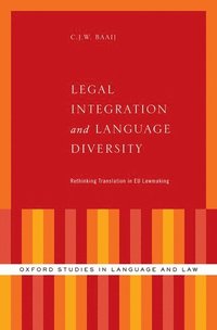 bokomslag Legal Integration and Language Diversity