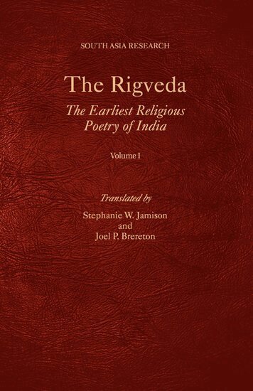 Stephanie W. Jamison - The Rigveda: 3-Volume Set, Häftad