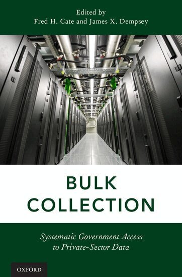 Fred H. Cate, James X. Dempsey - Bulk Collection, Inbunden