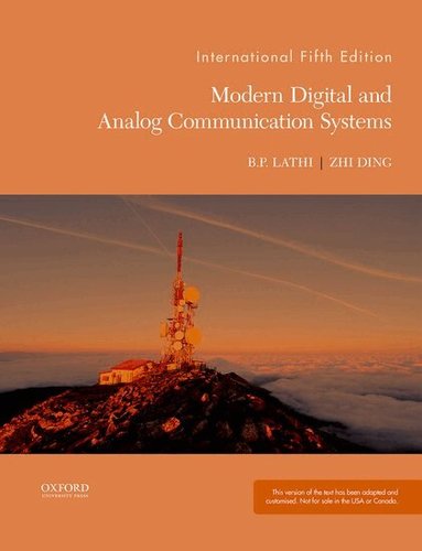 BP Lathi, Zhi Ding - Modern Digital and Analog Communication Systems, Häftad