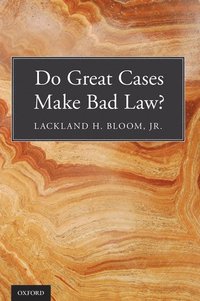 bokomslag Do Great Cases Make Bad Law?