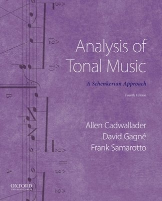 bokomslag Analysis of Tonal Music: A Schenkerian Approach