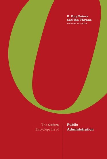 Professor Peters, B. Guy, Ian Thynne - The Oxford Encyclopedia of Public Administration, Inbunden