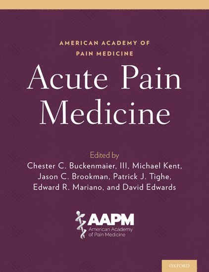 Acute Pain Medicine 1