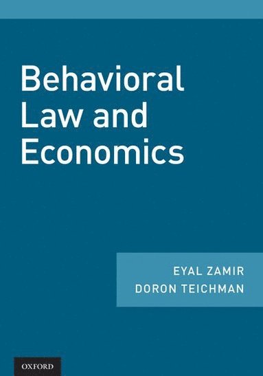 bokomslag Behavioral Law and Economics