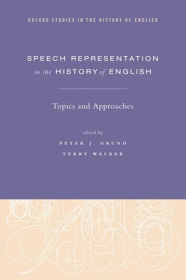 bokomslag Speech Representation in the History of English