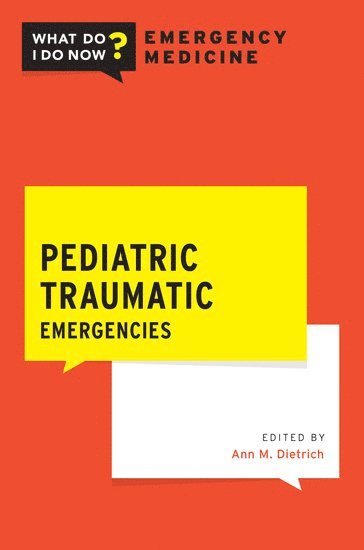 bokomslag Pediatric Traumatic Emergencies