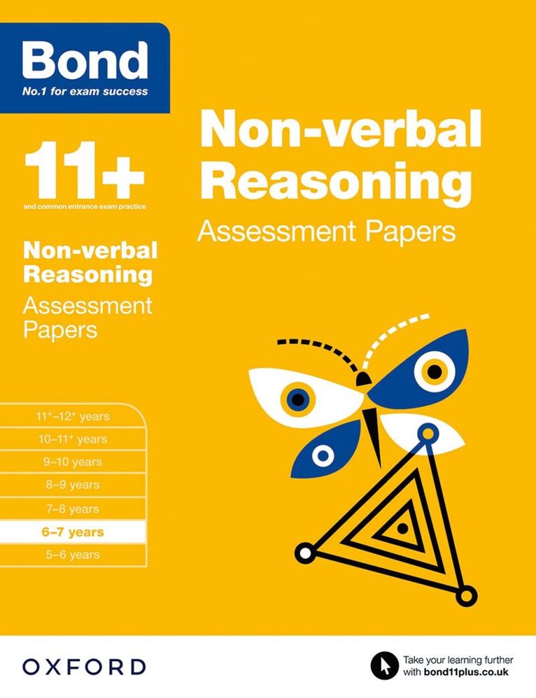 Bond 11+: Non-verbal Reasoning: Assessment Papers 1