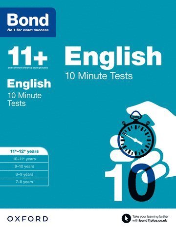 Bond 11+: English: 10 Minute Tests 1