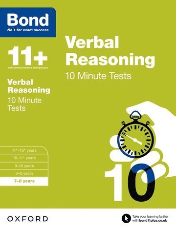 Bond 11+: Verbal Reasoning: 10 Minute Tests 1