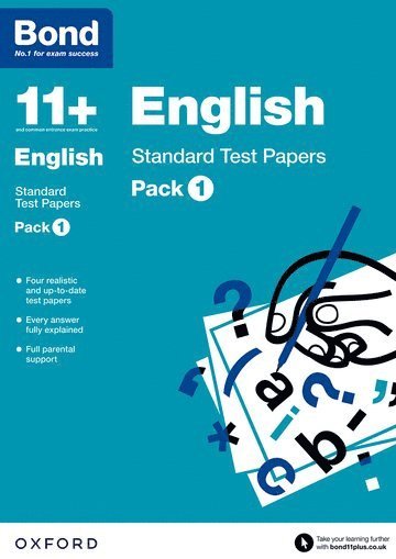 bokomslag Bond 11 +: English: Standard Test Papers: Ready for the 2025 exam: For 11+ GL assessment and Entrance Exams