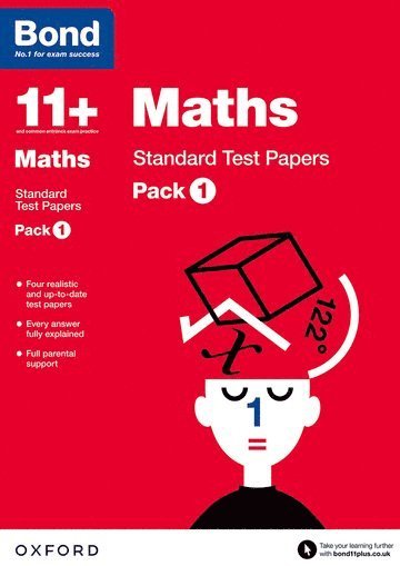 bokomslag Bond 11+: Maths: Standard Test Papers: For 11+ GL assessment and Entrance Exams