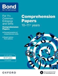 bokomslag Bond 11+: English: Comprehension Papers: Ready for the 2024 exam