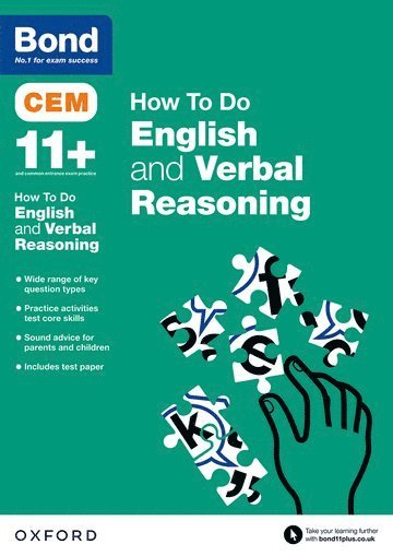 bokomslag Bond 11+: CEM How To Do: English and Verbal Reasoning